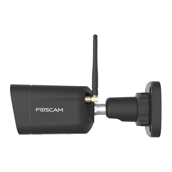 Foscam V5P - Telecamera Wi-Fi Dual Band da esterno, 5.0 Megapixel, WDR, 108°, Visione notturna a colori + IR, Audio, Sirena