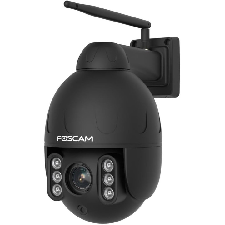 Foscam SD8P - Telecamera Wi-Fi Dual Band, Motorizzata, Zoom 4x, 8 Megapixel, HDR, Visione notturna a colori, Alexa, Google Home