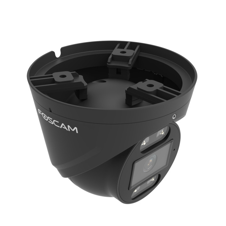Foscam T8EP - Telecamera PoE da esterno, 8.0 Megapixel, WDR, 108°, Visione notturna a colori + IR, Audio, Sirena