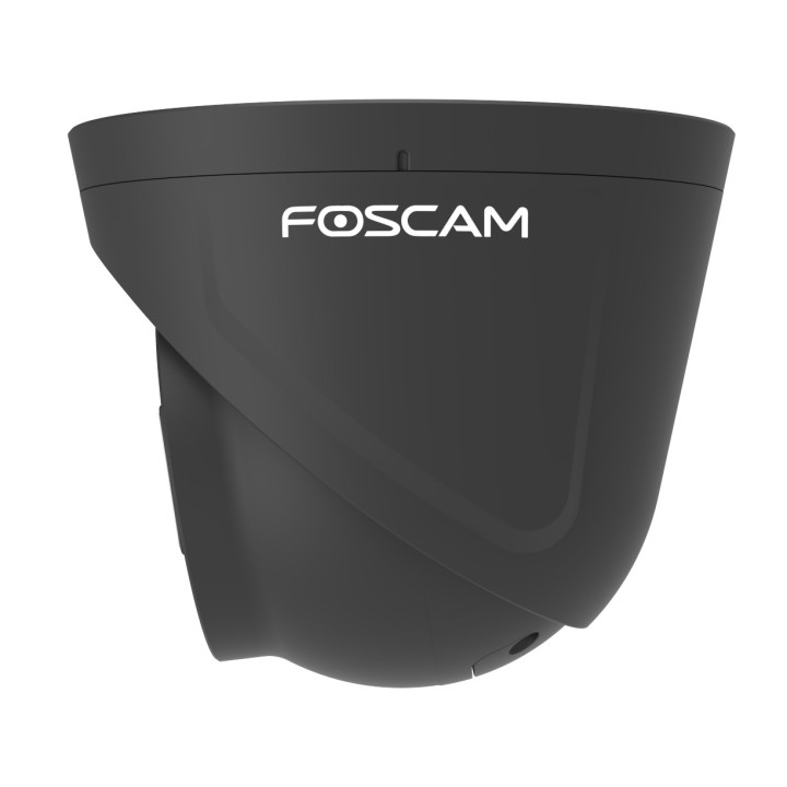 Foscam T8EP - Telecamera PoE da esterno, 8.0 Megapixel, WDR, 108°, Visione notturna a colori + IR, Audio, Sirena