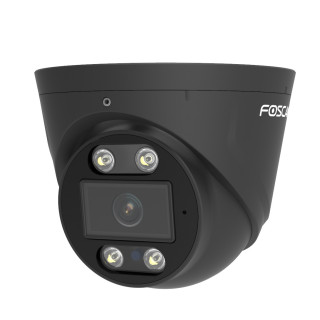 Foscam T8EP - Telecamera PoE da esterno, 8.0 Megapixel, WDR, 108°, Visione notturna a colori + IR, Audio, Sirena
