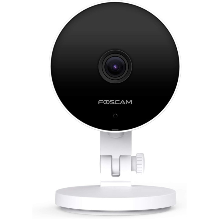 Foscam C8M - Telecamera Wi-Fi Dual Band, 8.0 Megapixel, HDR, Audio, Visione notturna, Human Detection, Alexa, Google Home