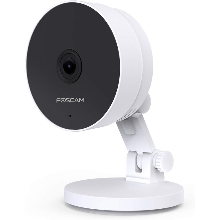Foscam C8M - Telecamera Wi-Fi Dual Band, 8.0 Megapixel, HDR, Audio, Visione notturna, Human Detection, Alexa, Google Home