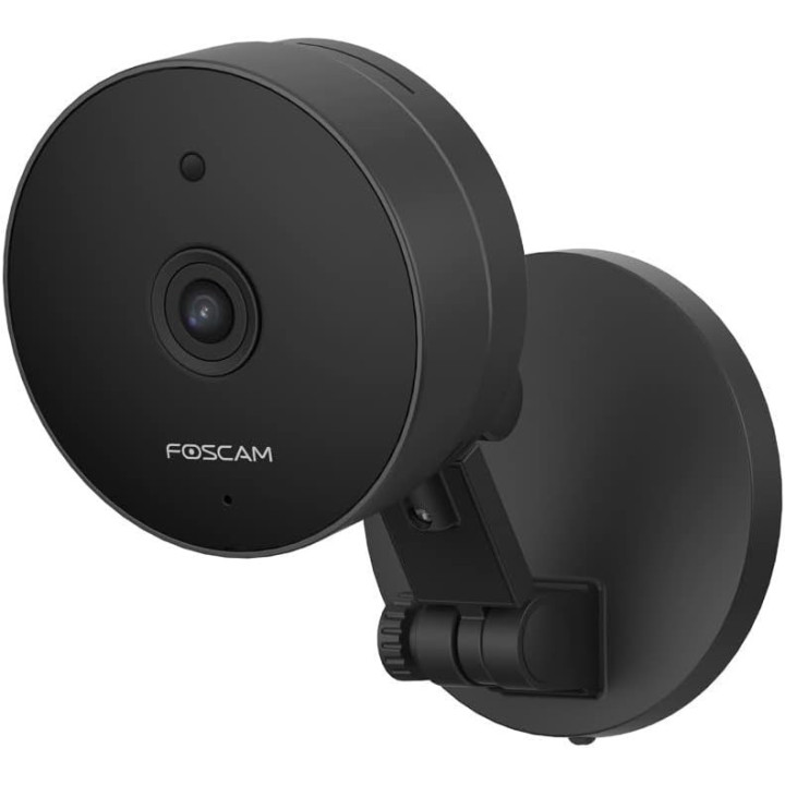 Foscam C8M - Telecamera Wi-Fi Dual Band, 8.0 Megapixel, HDR, Audio, Visione notturna, Human Detection, Alexa, Google Home