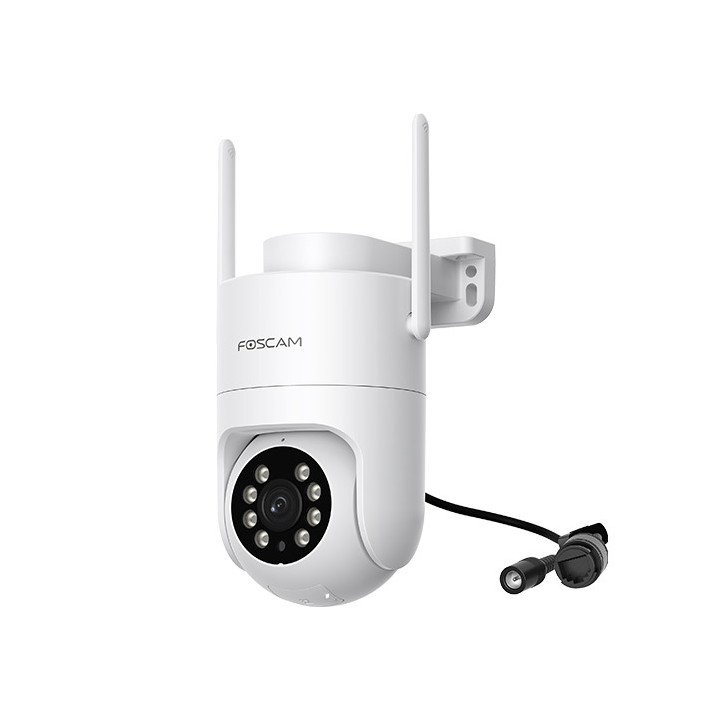 Foscam PD8 - Telecamera Wi-Fi Dual Band, Motorizzata, 8.0 Megapixel, WDR, Visione notturna 20 metri, Alexa, Google Home