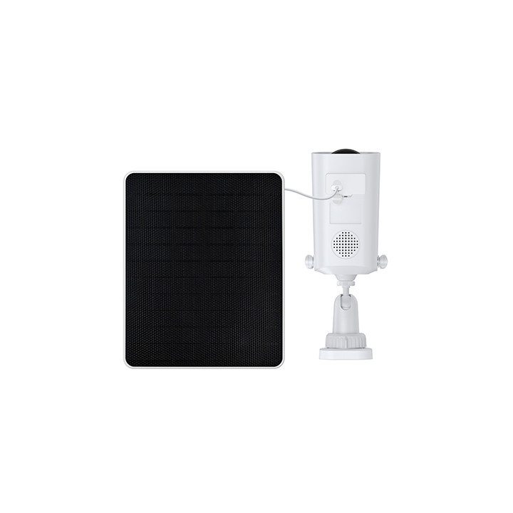 Foscam BP4 - Telecamera Wi-Fi a batteria con pannello solare, 4.0 Megapixel, 104°, Audio, PIR, Visione notturna a colori, Sirena